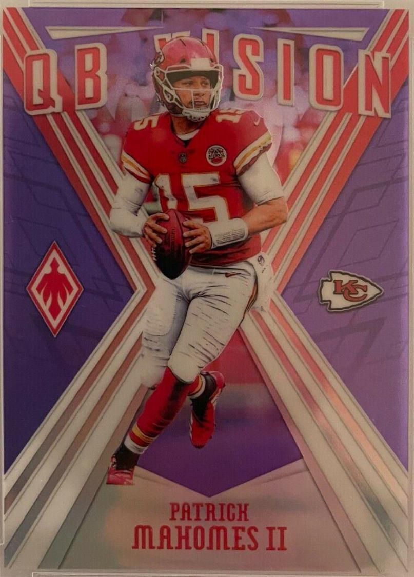 Patrick Mahomes II [Purple] #7 Football Cards 2019 Panini Phoenix QB Vision