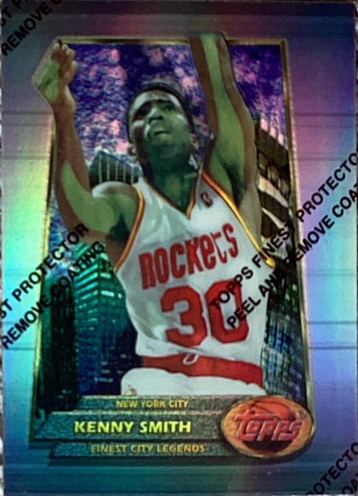 Kenny Smith [Refractor w/ Coating] #9 Basketball Cards 1994 Finest