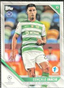 GonCalo Inacio #197 Soccer Cards 2021 Topps UEFA Champions League 1st Edition