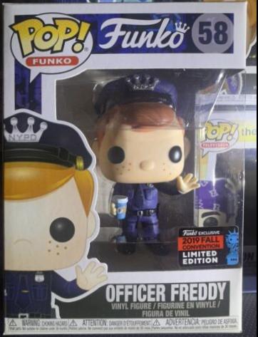 Officer Freddy #58 Funko POP Freddy Funko