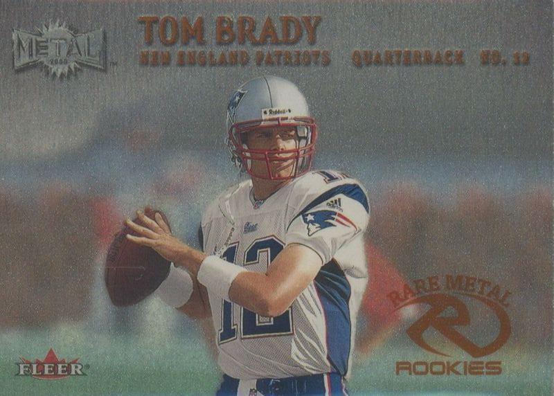 Tom Brady 267 Prices [Rookie] 2000 Metal Football Cards