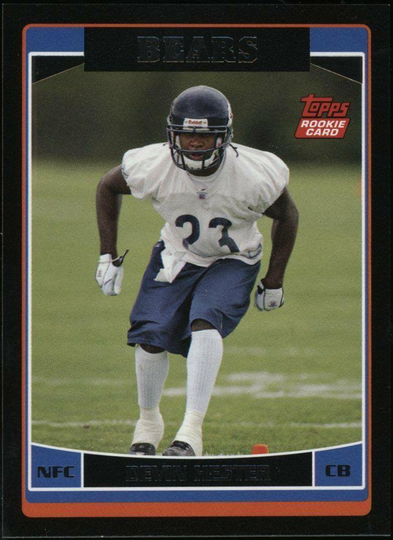 Devin Hester [Black] #334 Football Cards 2006 Topps