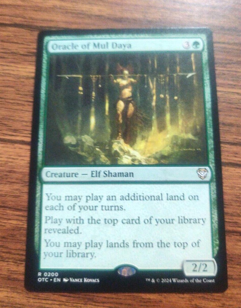 Oracle of Mul Daya #200 Magic Outlaws of Thunder Junction Commander