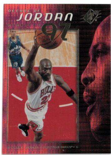 Michael Jordan   [Decade of Jordan] #J8 Basketball Cards 1999 SPX