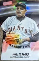 Willie Mays [Red] #T-4 Baseball Cards 2022 Stadium Club Triumvirates Prices