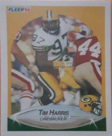 Tim Harris #172 Football Cards 1990 Fleer