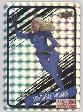 Invisible Woman #B8 Marvel 2021 Upper Deck Annual Backscatters