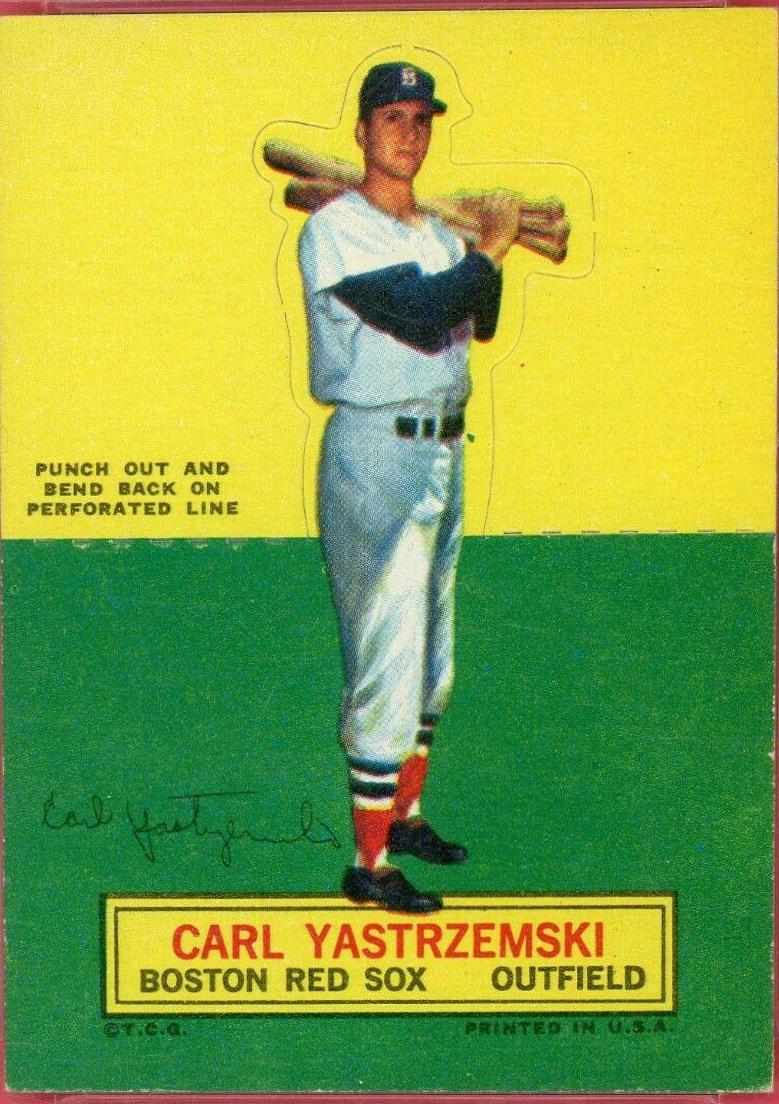 Carl Yastrzemski Baseball Cards 1964 Topps Stand Up