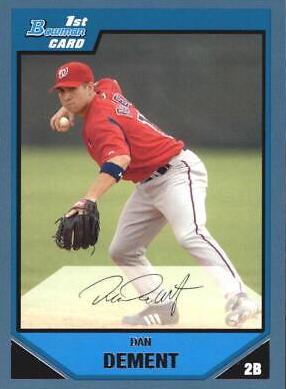 Dan Dement #BP80 Baseball Cards 2007 Bowman Prospects