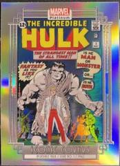 Incredible Hulk #IC10 Marvel 2023 Upper Deck Platinum Iconic Covers Prices