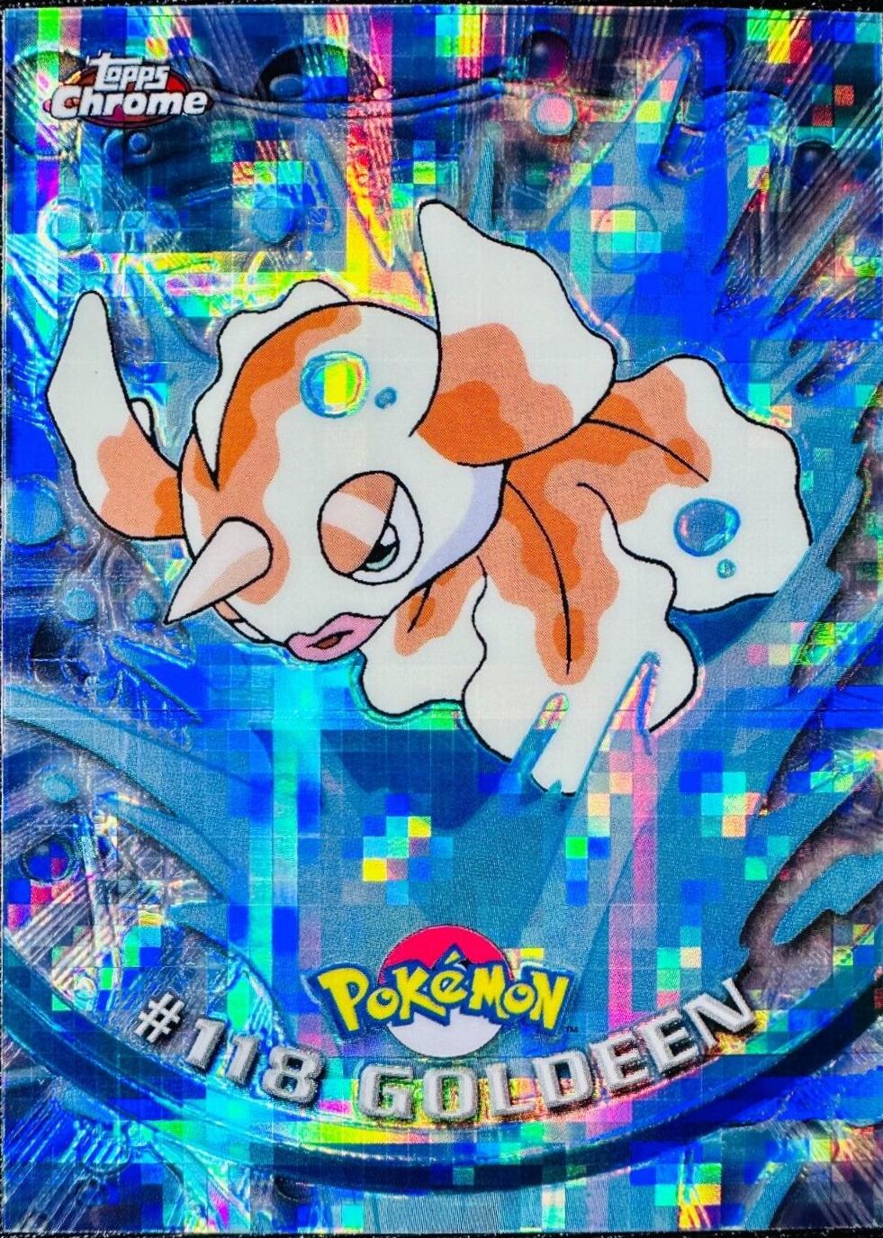 Goldeen [Tekno] #118 Pokemon 2000 Topps Chrome