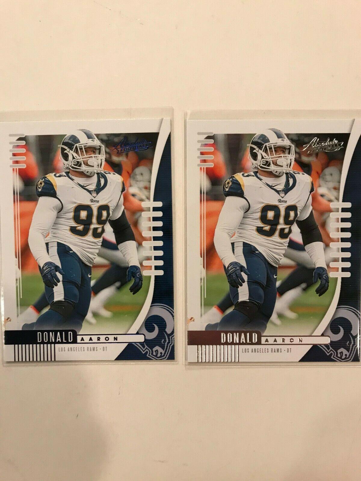 Aaron Donald [Blue] #90 Football Cards 2019 Panini Absolute