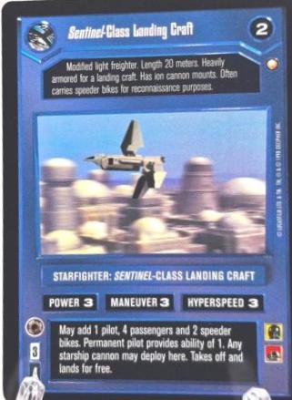 Sentinel-Class Landing Craft [Limited] Star Wars CCG Special Edition