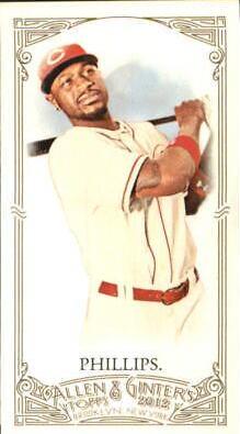 Brandon Phillips [Mini Black Border] #289 Baseball Cards 2012 Topps Allen & Ginter