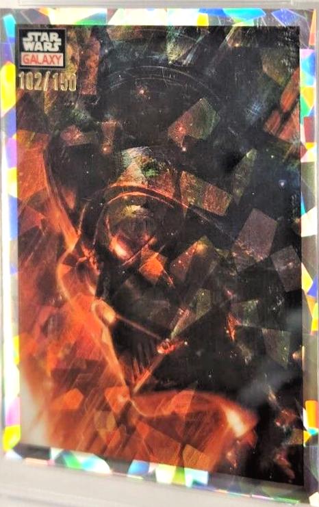 Forced in Darkness [Atomic Refractor] #100 Star Wars 2023 Topps Chrome Galaxy