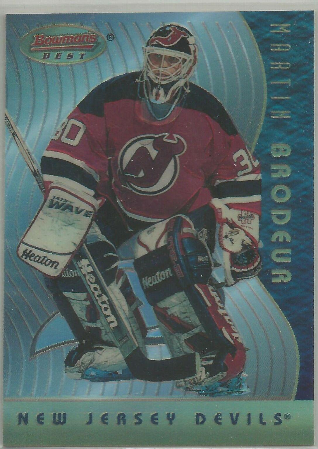 Martin Brodeur [Refractor] #BB8 Hockey Cards 1995 Bowman's Best