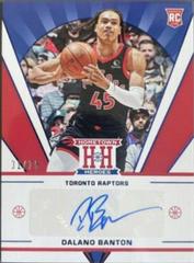 Dalano Banton [Blue] #HHR-DAL Basketball Cards 2021 Panini Chronicles Hometown Heroes Rookie Autographs Prices