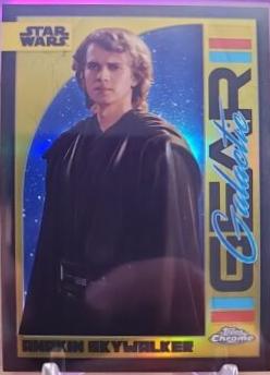 Anakin Skywalker [Gold Refractor] #GG-18 Star Wars 2024 Topps Chrome Galactic Gear