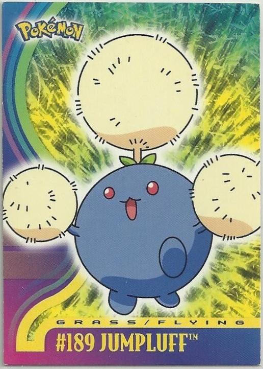 Jumpluff #189 Pokemon 2001 Topps Johto