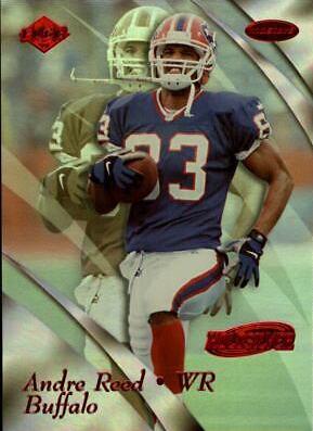 Andre Reed [HoloSilver] #23 Football Cards 1999 Collector's Edge Masters