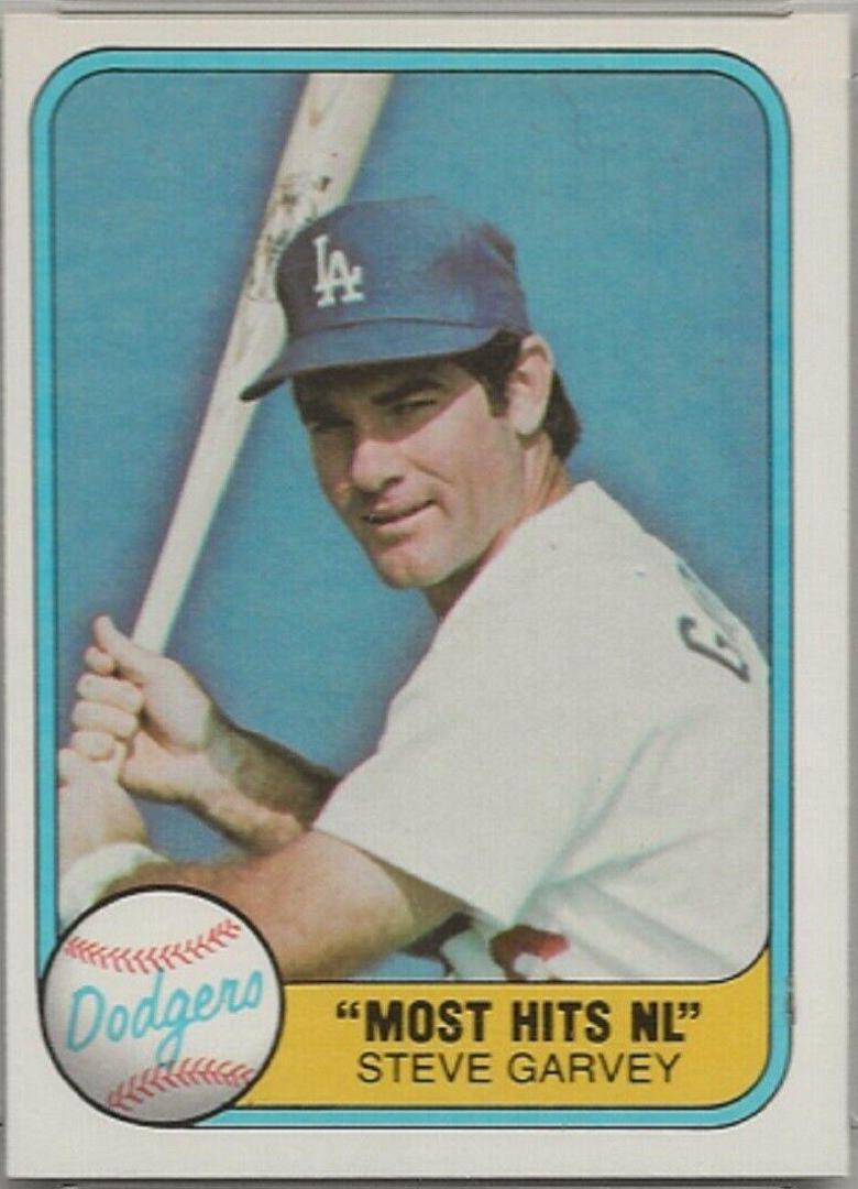 Steve Garvey 606 Prices 1981 Fleer Baseball Cards