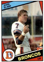 John Elway #63 Football Cards 1984 Topps Prices