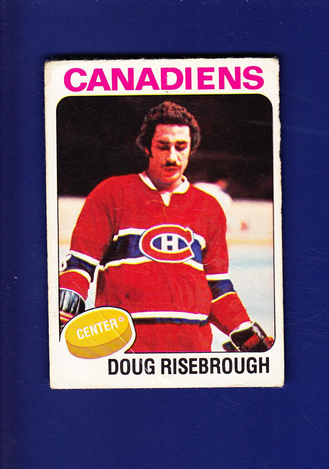 Doug Risebrough #107 Prices [Rookie] | 1975 O-Pee-Chee | Hockey Cards