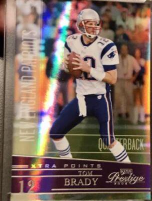 Tom Brady [Xtra Points Purple] #95 Football Cards 2006 Playoff Prestige