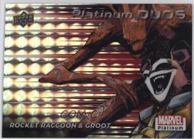 Rocket Raccoon / Groot #PD23 Marvel 2023 Upper Deck Platinum Duos