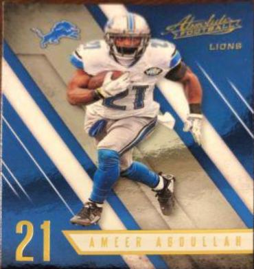 Ameer Abdullah #72 Football Cards 2016 Panini Absolute