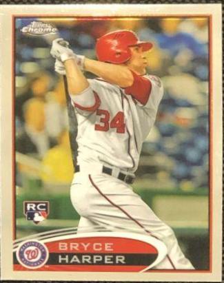 Bryce Harper 2012 Topps Chrome shops #196 PSA 9 MINT Nationals Phillies