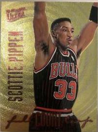 Scottie Pippen #97 Basketball Cards 1996 Ultra