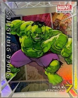 Hulk [Rainbow] #SS05 Marvel 2023 Upper Deck Platinum Super Statistics