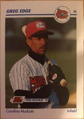 Greg Edge #106 Baseball Cards 1991 Impel Line Drive Pre Rookie AA Prices