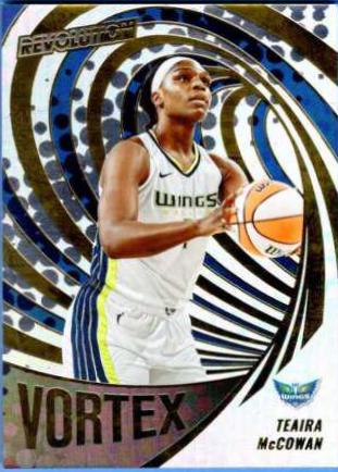 Teaira McCowan #21 Basketball Cards 2022 Panini Revolution WNBA Vortex