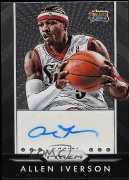 Allen Iverson #AIV Basketball Cards 2015 Panini Prizm Autographs