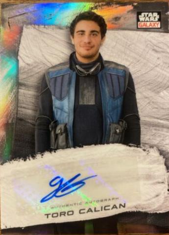 Jake Cannavale #GA-JC Star Wars 2022 Topps Galaxy Chrome Autograph