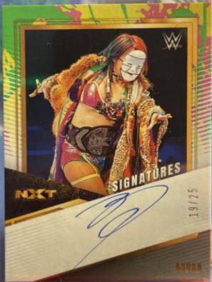 Asuka [Gold] #AS-ASK Wrestling Cards 2022 Panini NXT WWE Alumni Signatures