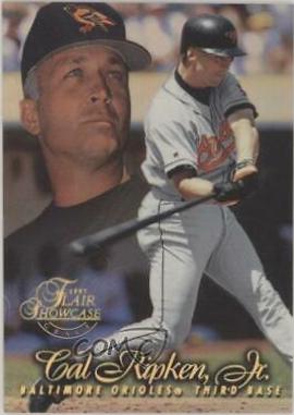 Cal Ripken Jr. [Row 1] #8 Baseball Cards 1997 Flair Showcase