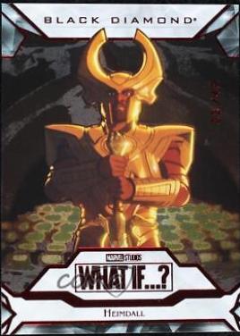 Heimdall #BD9 Marvel 2023 Upper Deck What If Black Diamond