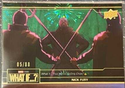 Nick Fury [Green] #13 Marvel 2023 Upper Deck What If