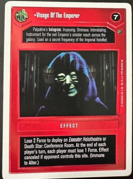 Visage Of The Emperor [Revised] Star Wars CCG Dagobah