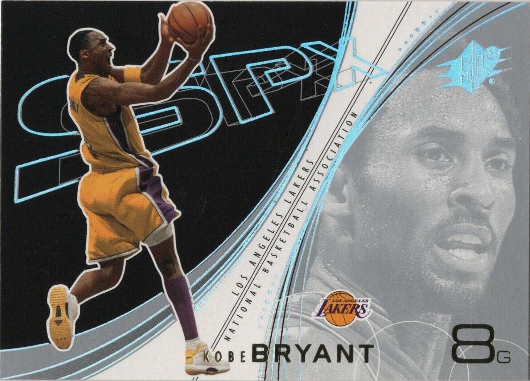 Kobe Bryant #34 Basketball Cards 2002 Spx