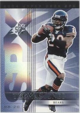 Thomas Jones #18 Football Cards 2004 Spx