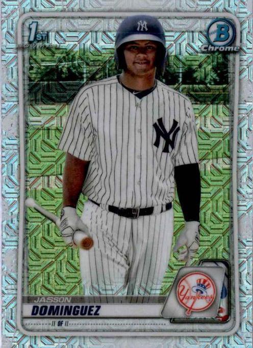 2020 Bowman orders Chrome Jasson Dominguez Yankees Prospects #BCP8 PSA 10