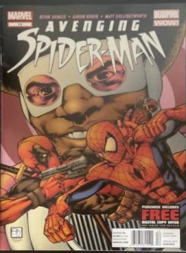 Avenging Spider-Man [Newsstand] #8 (2012) Comic Books Avenging Spider-Man