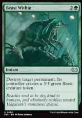 Beast Within #80 Magic Duskmourn: House of Horror Commander Prices