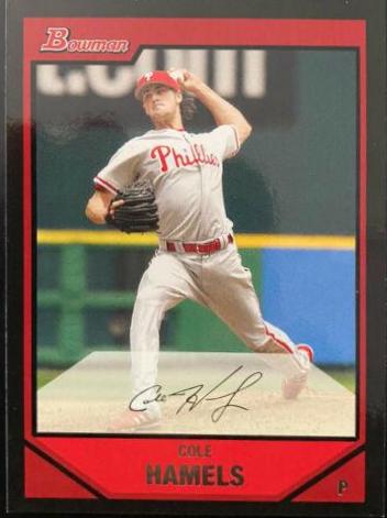 Cole Hamels #15 Baseball Cards 2007 Bowman