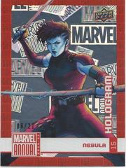 Nebula [Hologram] #15 Marvel 2020 Upper Deck Annual Prices