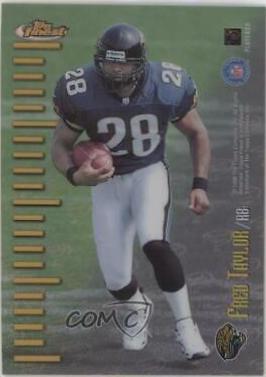 Fred Taylor [Refractor] #M34 Football Cards 1998 Topps Finest Mystery 2